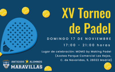 XV Torneo de Pádel Antiguos Alumnos La Salle Maravillas